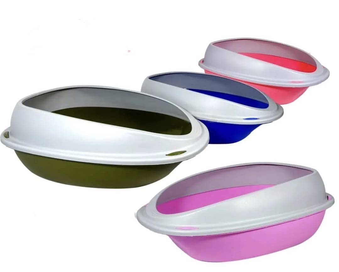 ظرف خاک گربه لبه دار